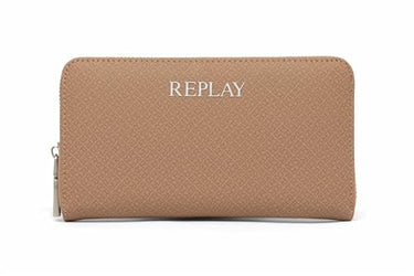 Replay Damen Portemonnaie mit Replay-Print, Braun (Brown Cocoa + Black 1583), Onesize im Sale
